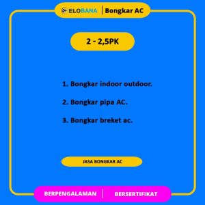 Bongkar AC 2 - 2,5PK